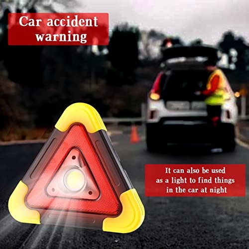 Car Roadside Emergency Kit with Reflective Warning Triangle, Assistance Kit