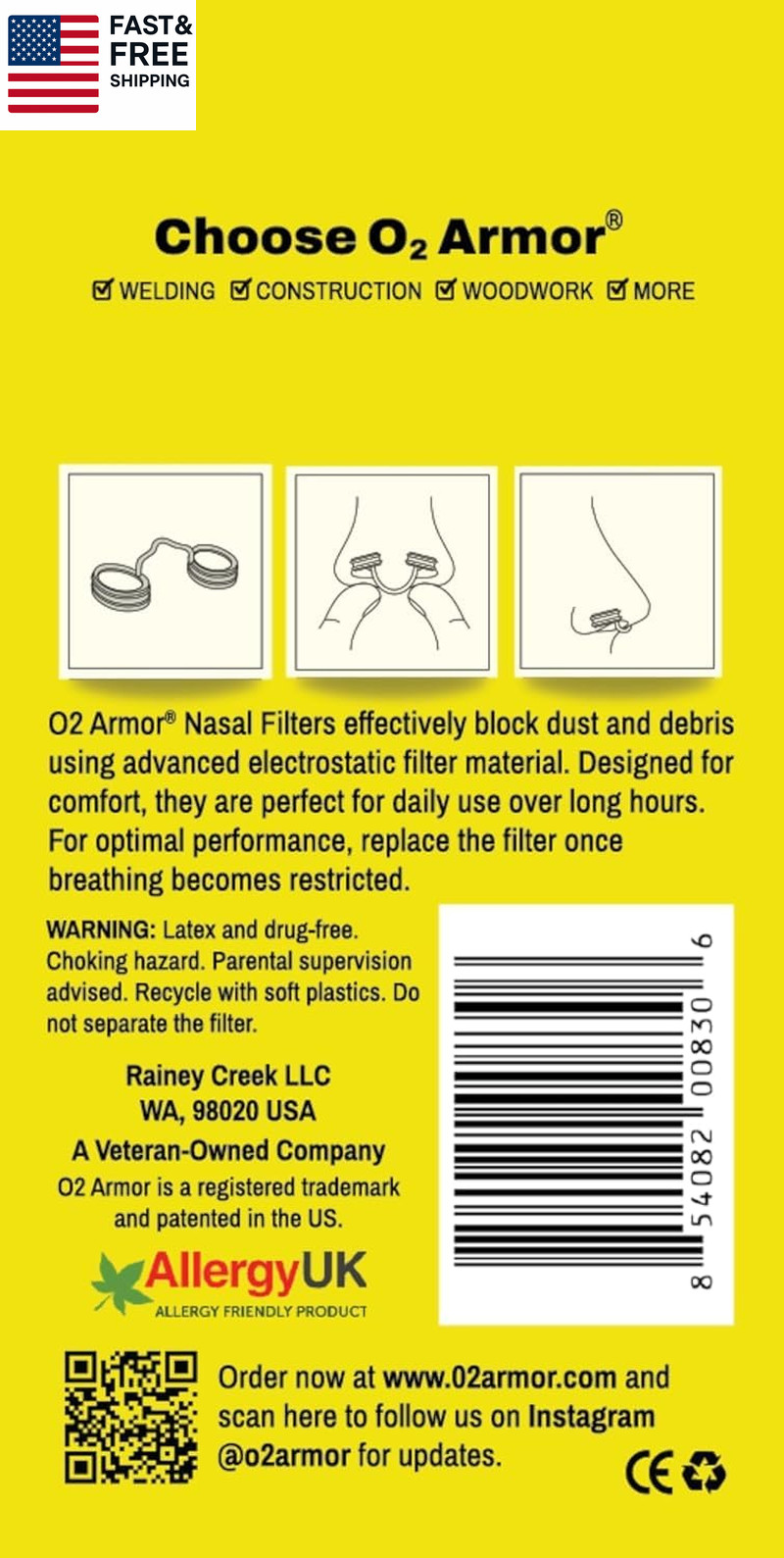 Nose Filters for Welders & Allergies - Nose Filter for Dust - Nasal Filters for