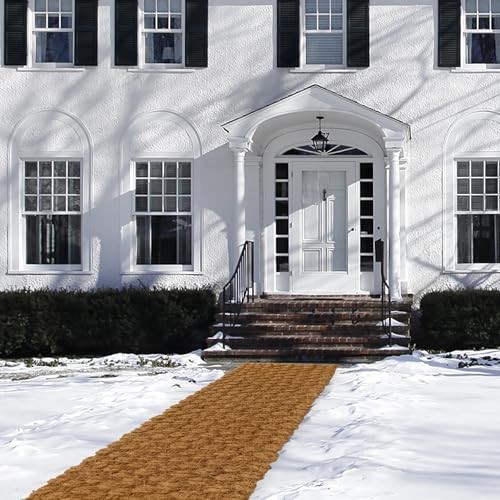 17” x 6 Ft Garden Pathway, 100% Natural Coco Coir Roll 17" x 6Ft - Rectangular