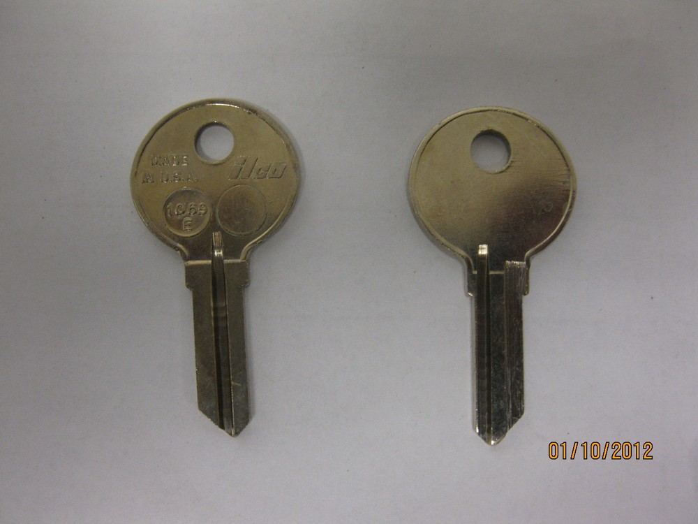 Ilco 1069E National Lockset Key Blank 2 Pcs