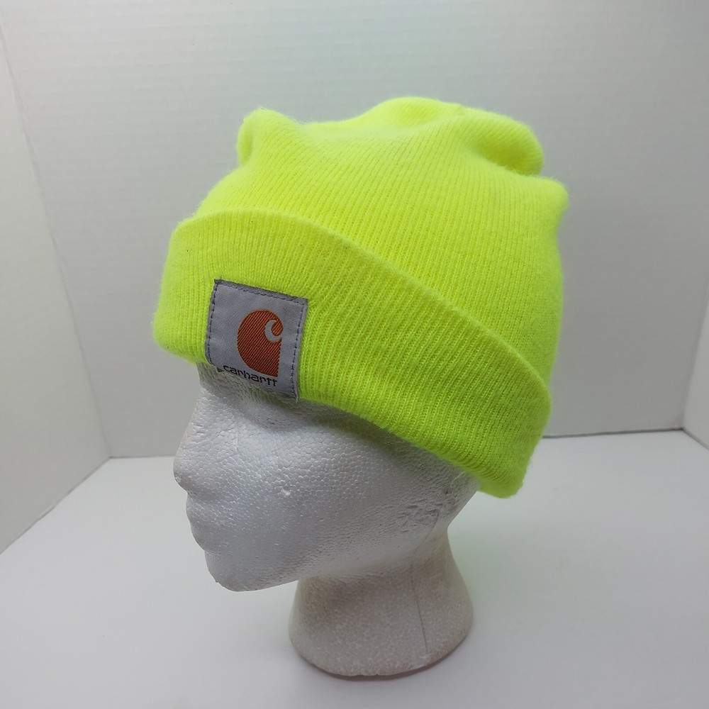 Carhartt Knit Beanie Hat Cap Bright Chartreuse
