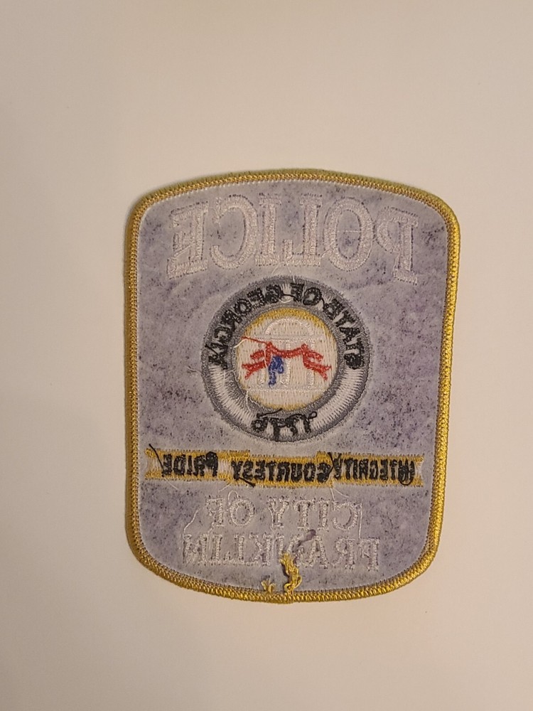 Franklin Georgia Police Patch