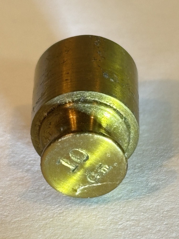 10g Replacement Brass Scale Weight Vintage #2