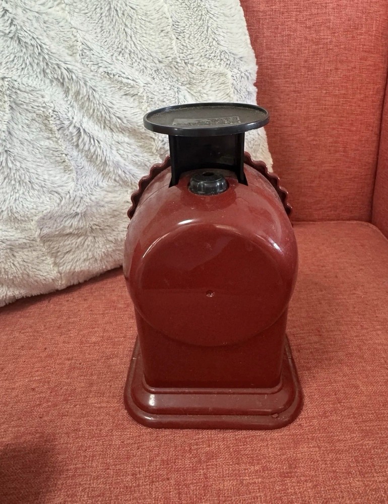 vintage looking red Paula Dean scale