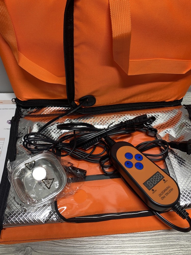 Aurelema Dough Proofer Proofing Box with Heater Temp Controller 120V Bread