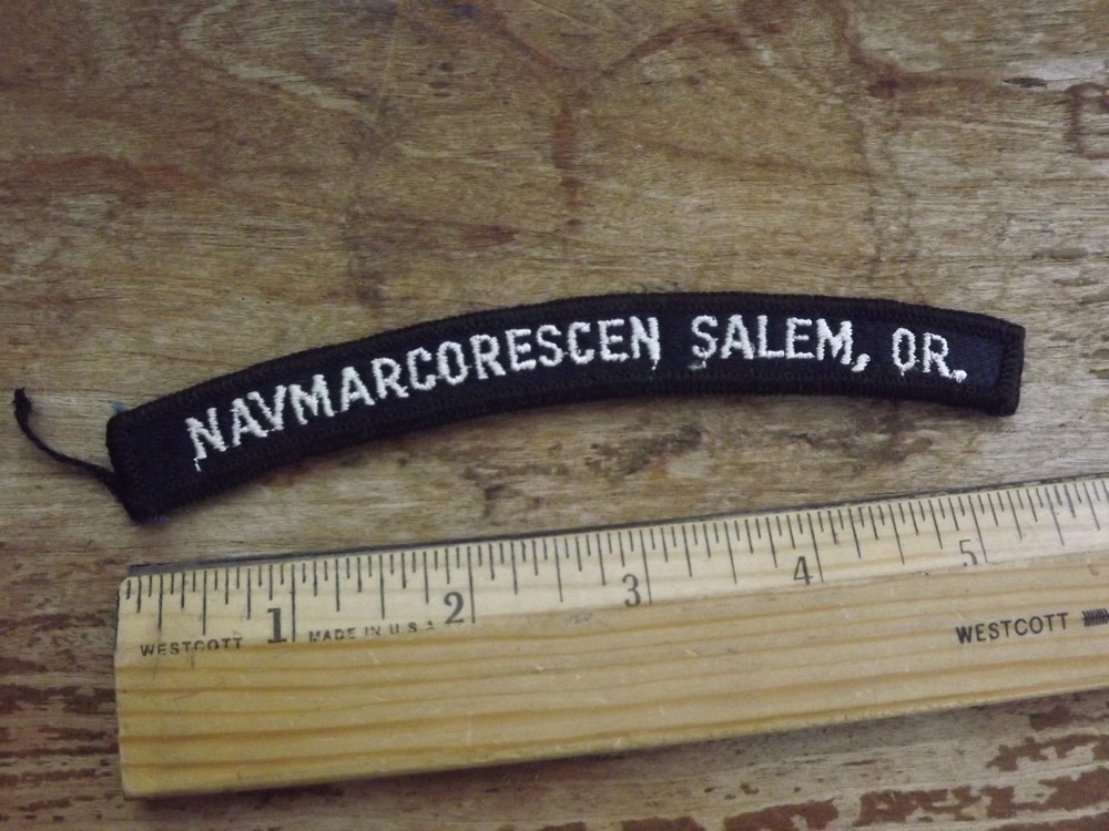 Navy NAVMARCORESCEN SALEM, OR. Tab - INV# C1495