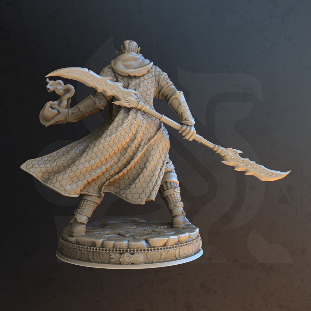 Rolen Half Elf Wizard Sorcerer Miniature | D&D DnD |