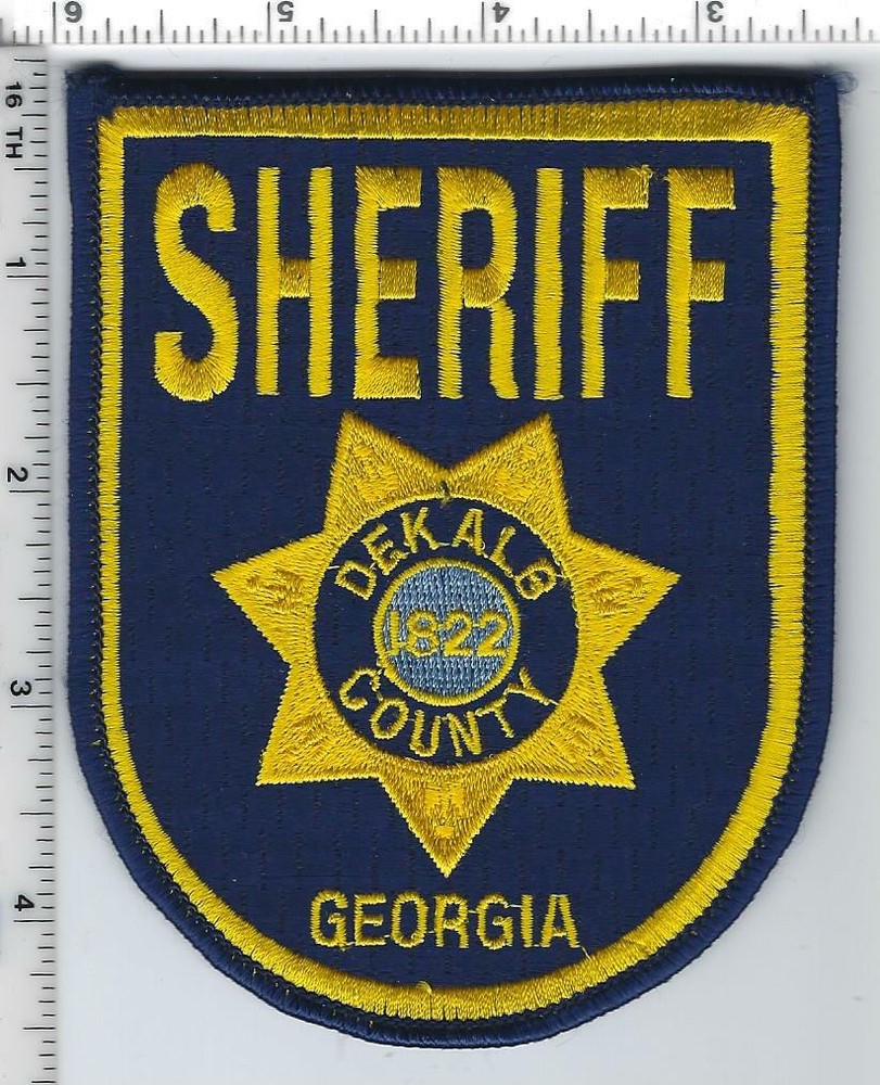 Dekalb County Sheriff (Georgia) 3rd Issue Narrow Border Shoulder Patch