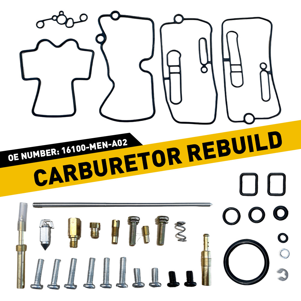New For Honda CRF450R 2002-2008 Carburetor Rebuild kit Carb Jets Needle 02-08 US