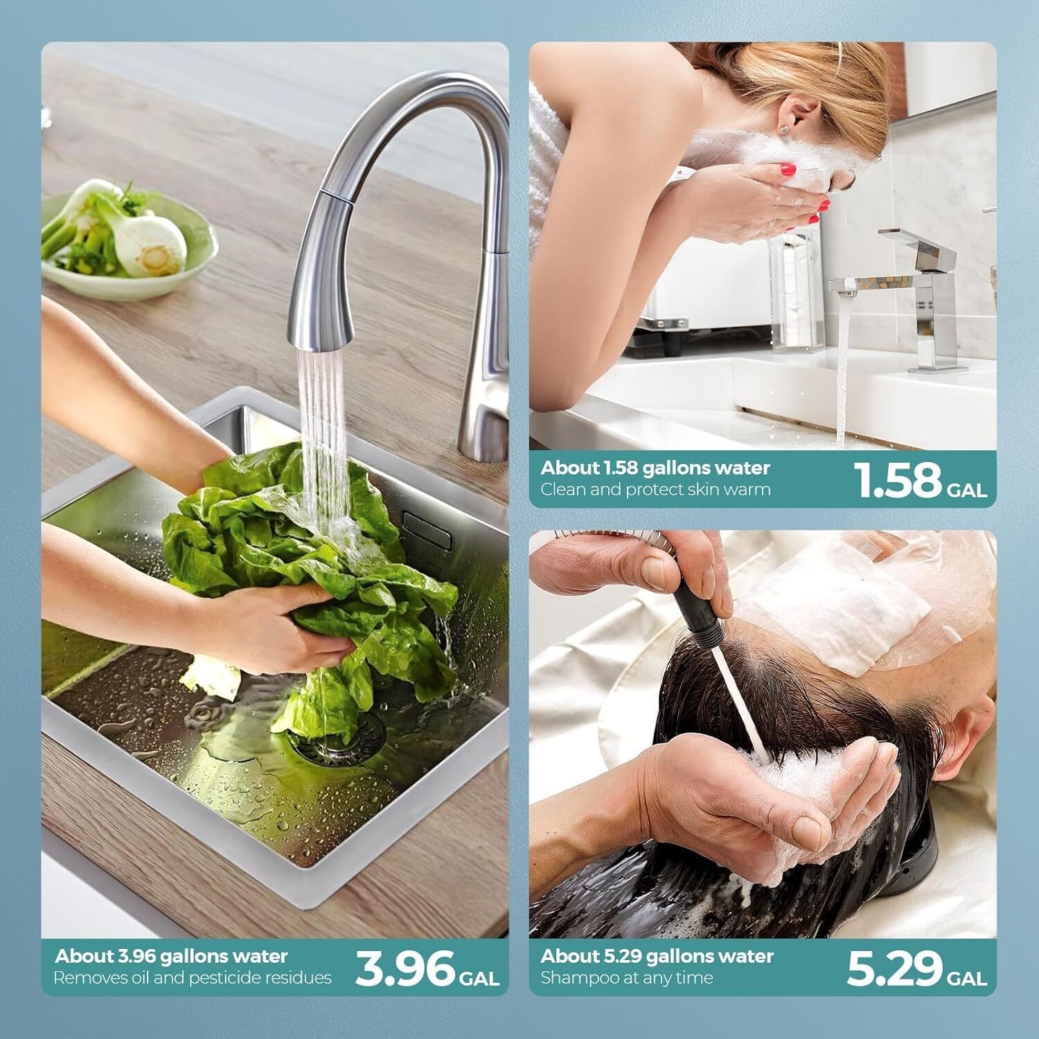 FOGATTI 8.0 Gal Mini Tank Water Heater 1440W Instant Hot Boiler Under Sink