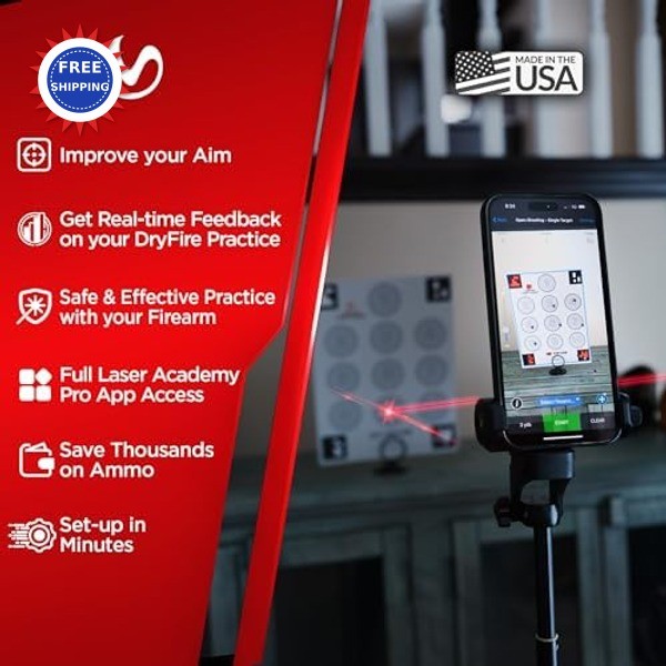 Portable 9mm Laser Training Kit Mantis Academy for Target Practice Fire System