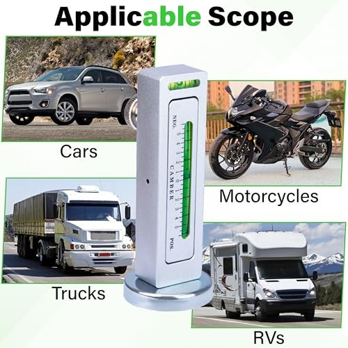 Wheel Alignment Tool, Universal Camber Alignment Tool, Adjustable Magnetic