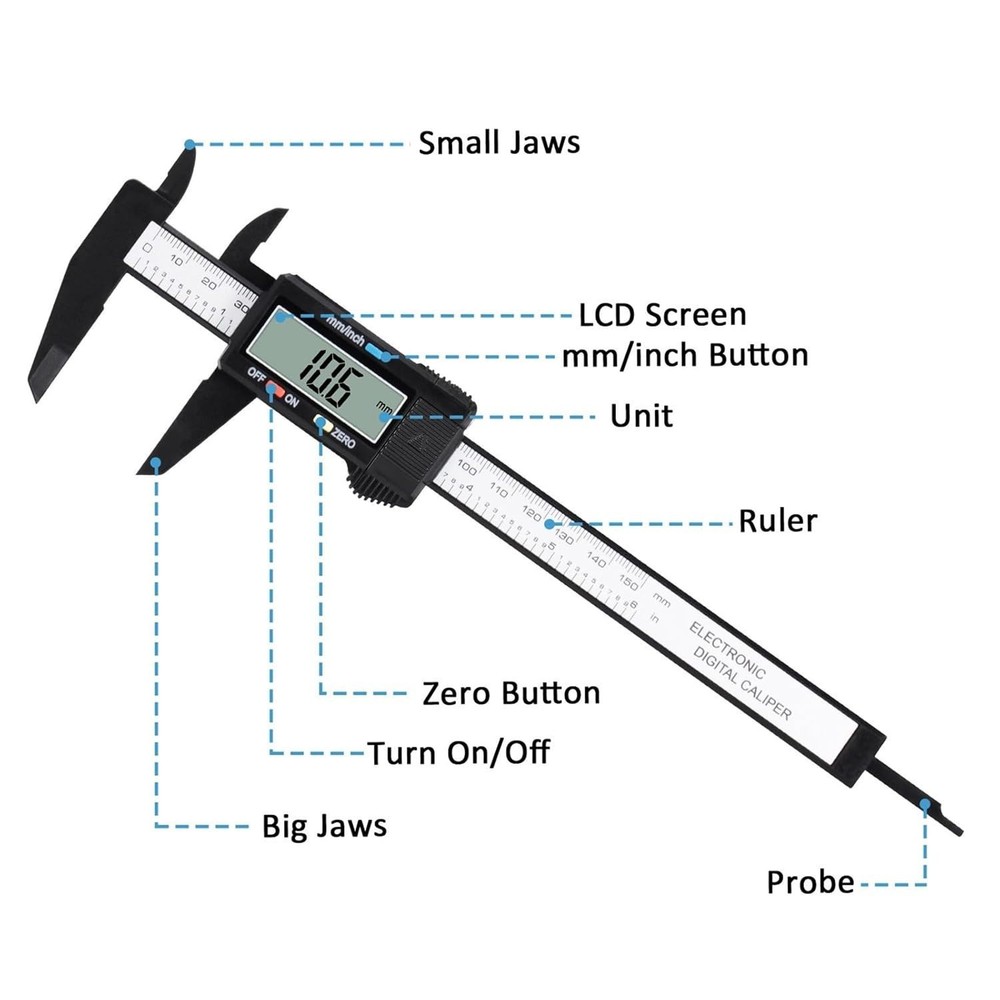 Professional Electronic Caliper 0-6