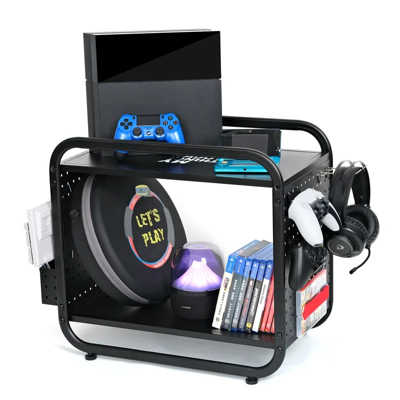 Gaming Accessory Organizer Controller & Headset PS5 /Xbox Storage Holder Black