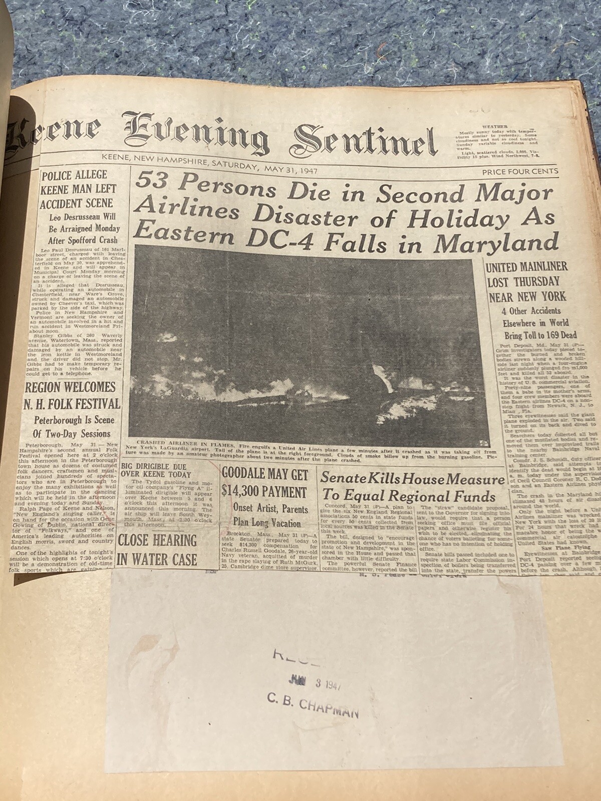 1940’s TYDOL Oil Airship Scrapbook From Oil Company *RARE*