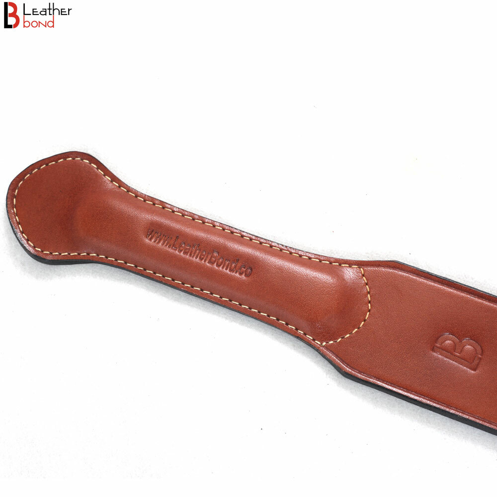 Real Cowhide Strict Leather Paddle Slapper Double Layer Heavy Duty & Handmade