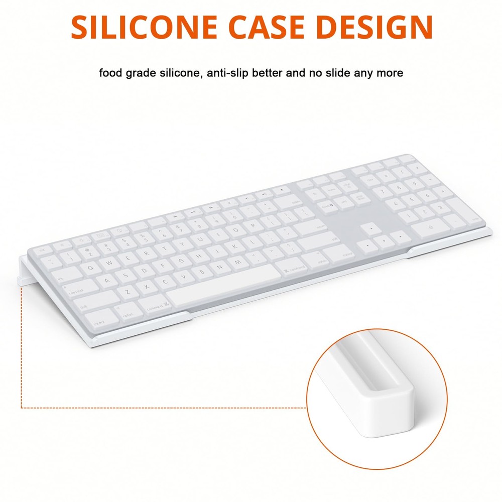 Ergonomic Tilted Computer Keyboard Stand for Comfortable Typing Support