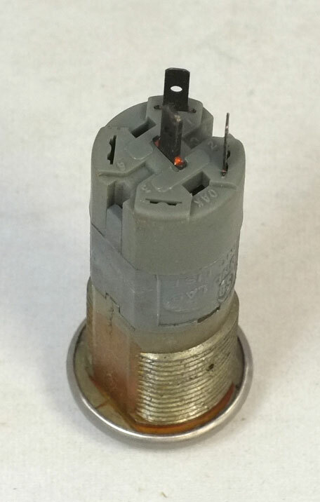 1 NOS Oak Electrical Key Lock Switch SPDT