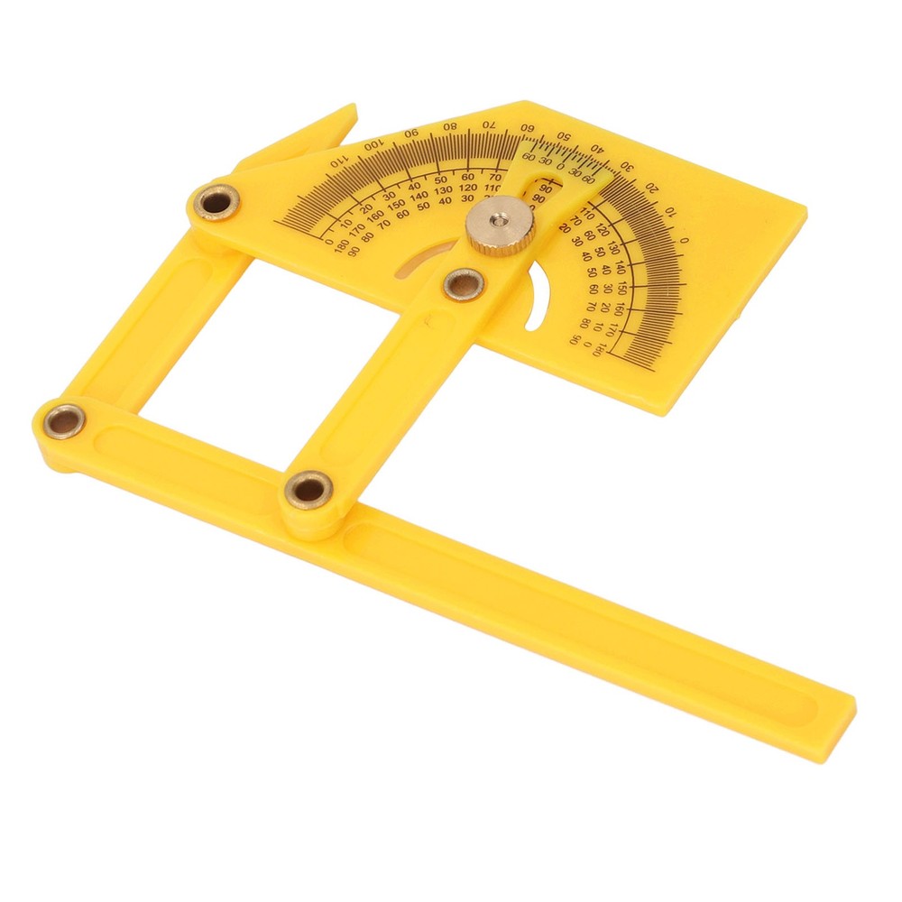 0-180 Degree Plastic Protractor Angle Finder Woodworking Measuring Tool