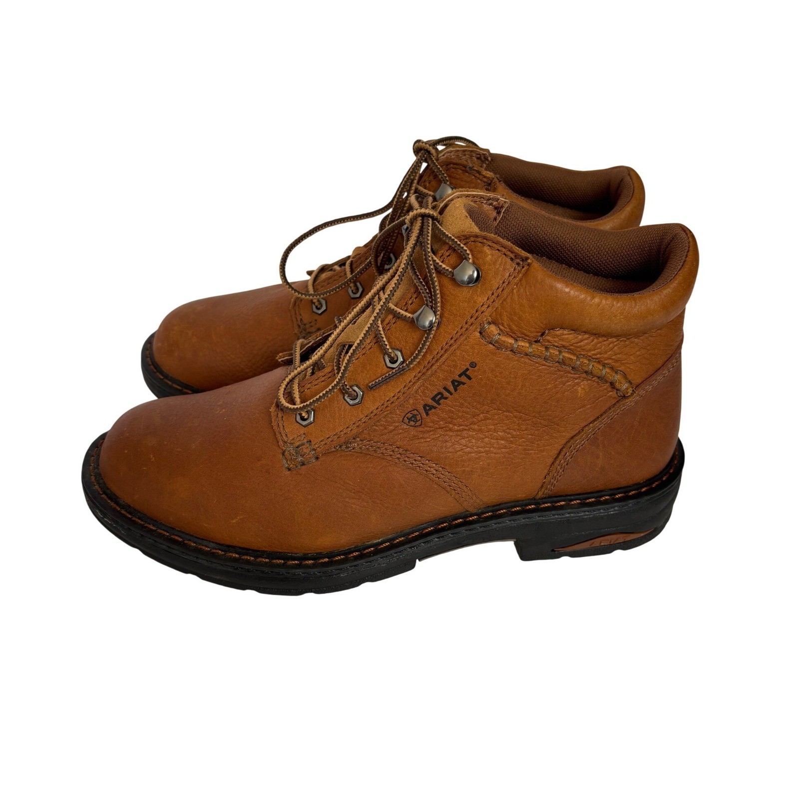 Ariat Macey Composite Toe Work Boots Brown Women's Size 9.5 B (Narrow)