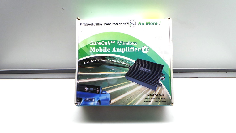 SureCall Wireless Mobile Amplifier CM2000-WL 40dB - Sued -Missing Power Adapter