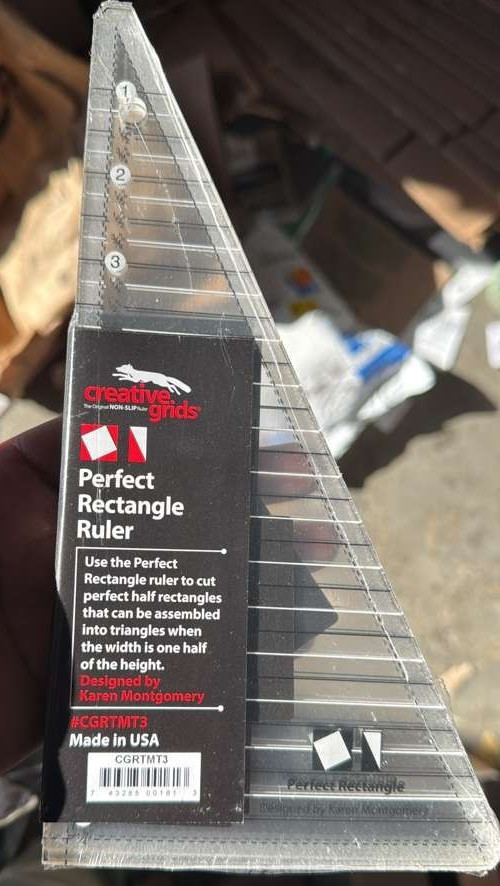 Creative Grids Perfect Rectangle Ruler 9 1/2" Quilt Tool CGRTMT3