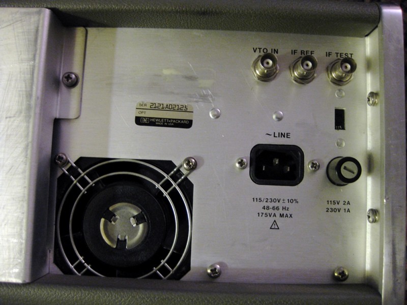 HP/Agilent 8407A 8412B Network Analyzer Phase Magnitude