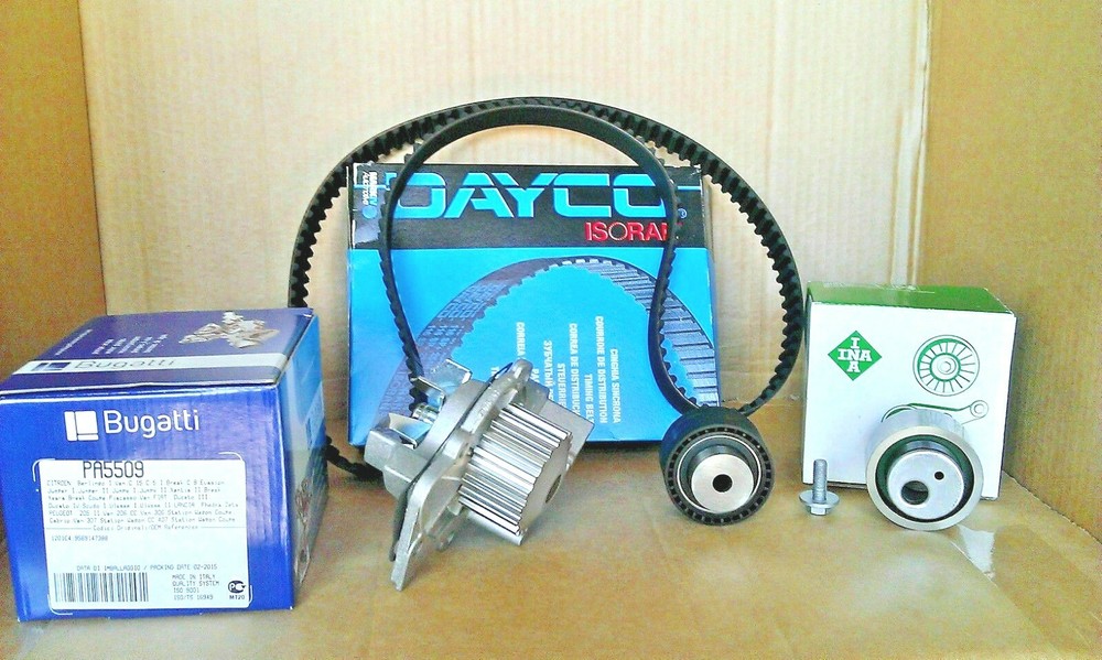 DISTRIBUTION KIT + WATER PUMP FOR PEUGEOT 206 1.9 DIESEL-2.0 HDI