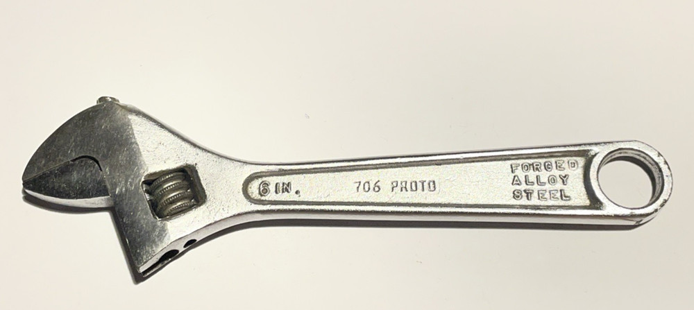 Proto 706 Adjustable Wrench 6”