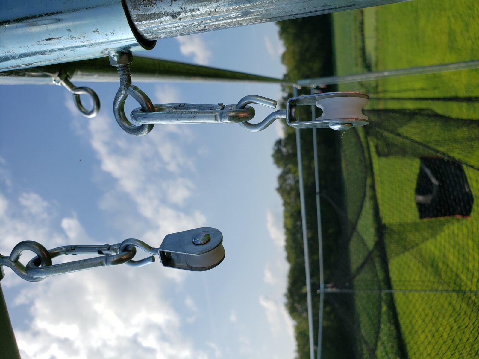 Batting Cage Frame Kit 12' x 14' x 55' EZ UP & DOWN Baseball Softball Frame Kit