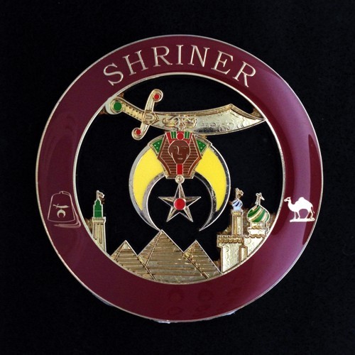 Die Cast Auto Emblem - Shriner (SHA-200)