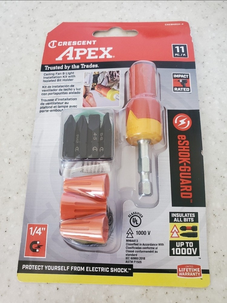 Ceiling Fan & Light Installation Kit By Crescent Apex New