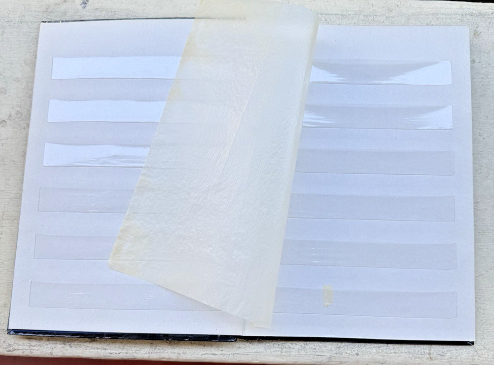 Vintage Stamp Album No Stamps Never Used Chinese printed