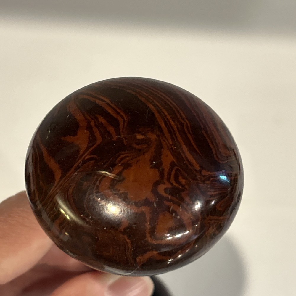 Pair Antique Brown Marble Swirl Porcelain Door Knobs + 7 Bonus Knobs **READ