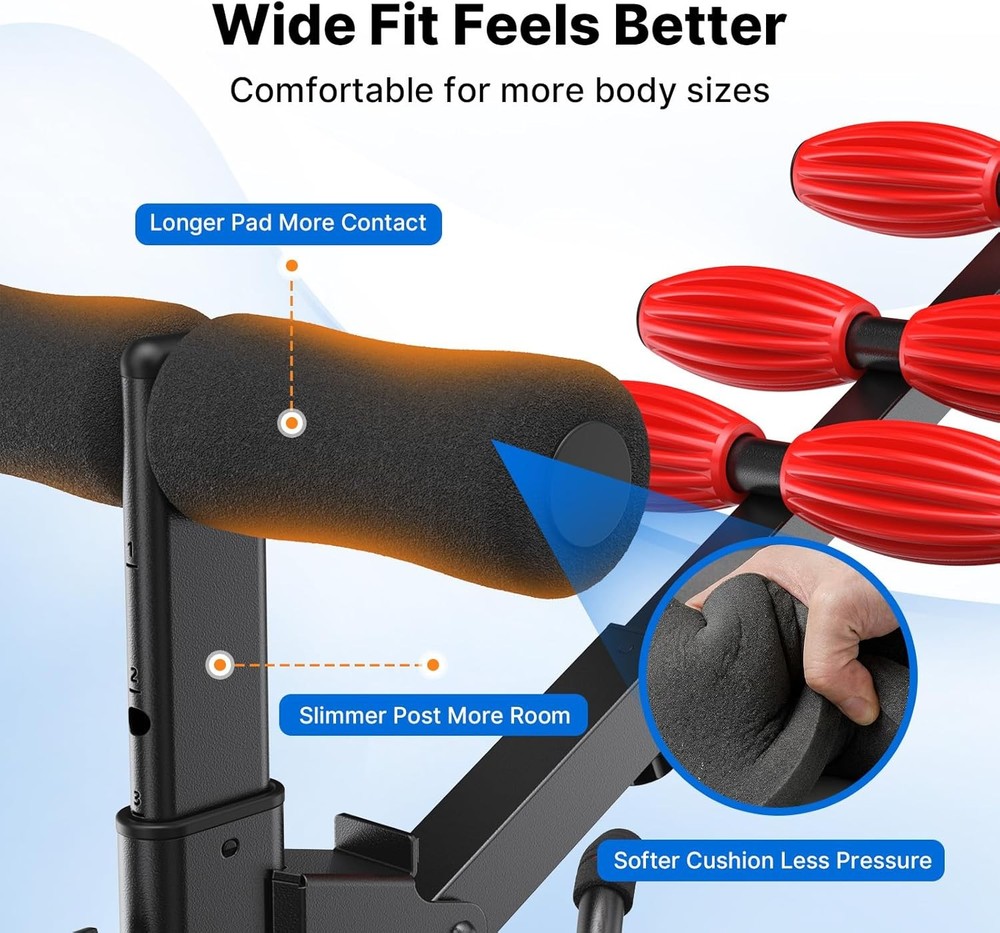 Deep Squat Machine Adjustable Glutes Trainer Machine Core & Leg Exercise Home