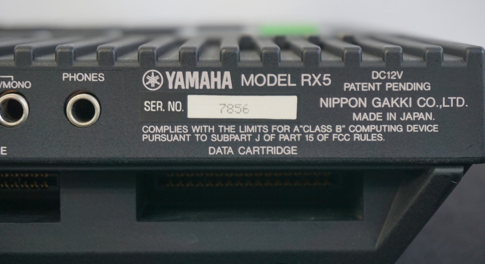 Yamaha RX5 80's Digital Rhythm Programmer - Drum Machine Sequencer W/ Road Case