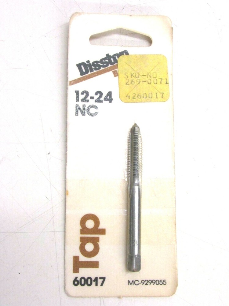 NEW! DISSTON 12-24 NC THREADING TAP, 60017