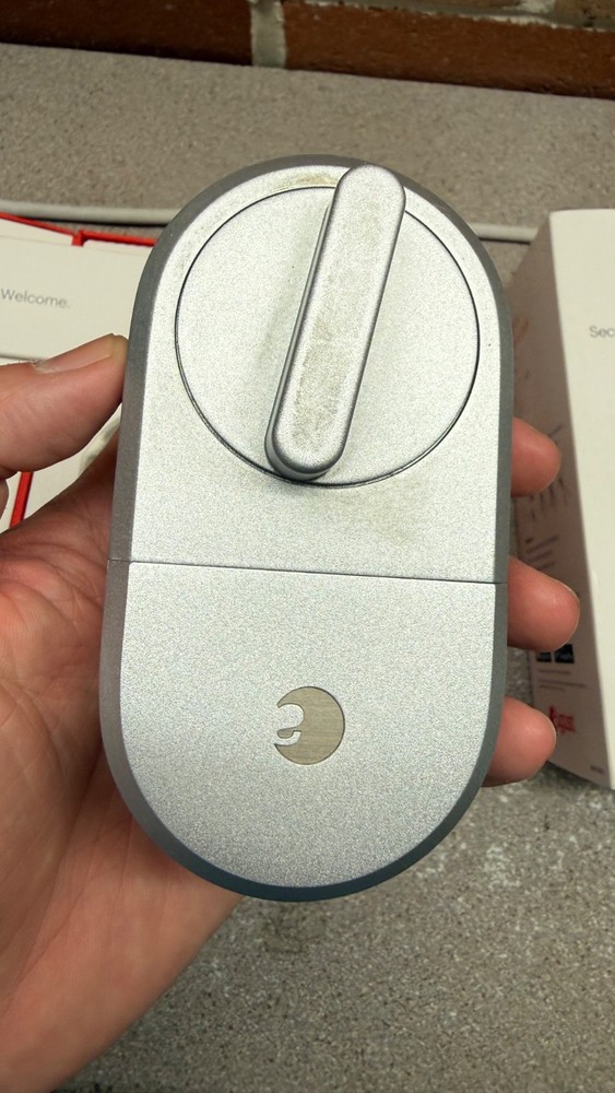 August Smart Lock 3rd Gen Silver - 00195