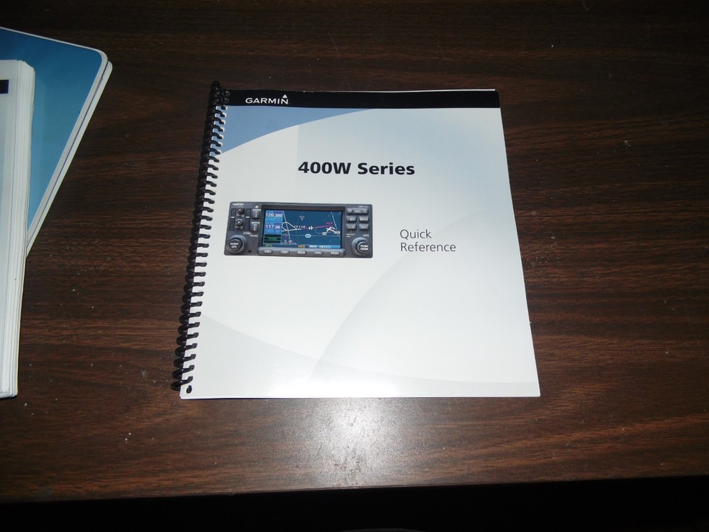 Garmin 430 530 Software and 400w Series Quick Reference & Pilots Guide