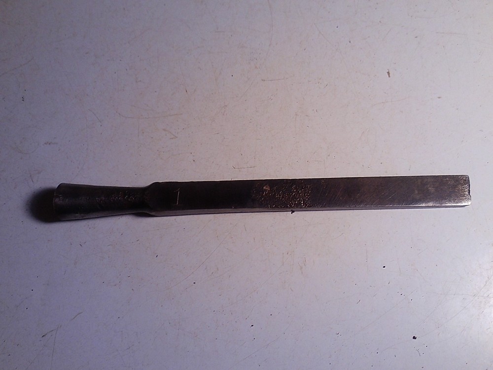 Old wood working tools Vintage 1/2" bevel edge socket chisel needs some love