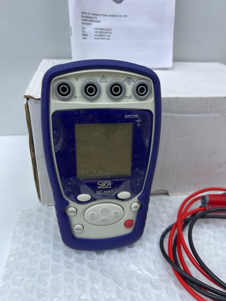 SIKA UC mAV.2 Handheld calibrator / simulator for current and voltage output
