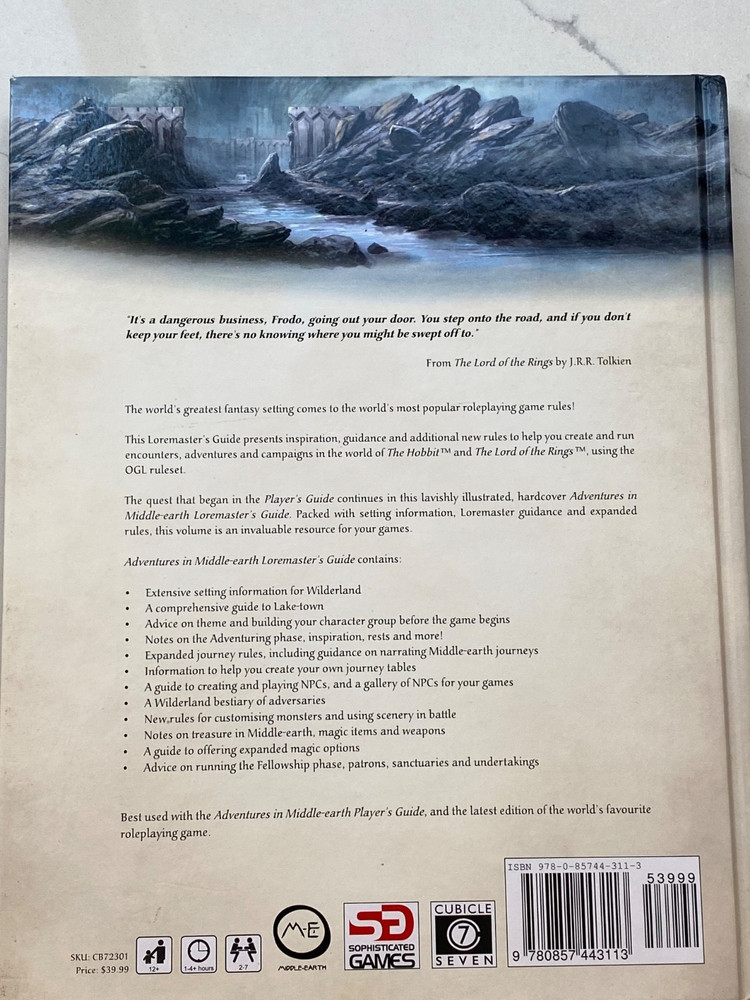 Adventures in Middle-Earth Loremaster's Guide 5e