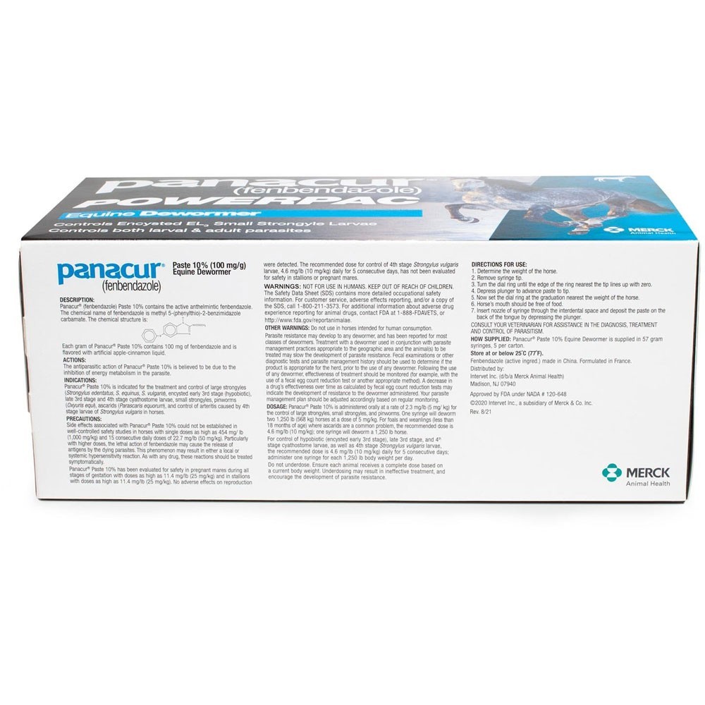 Panacur Power Pac Equine Dewormer