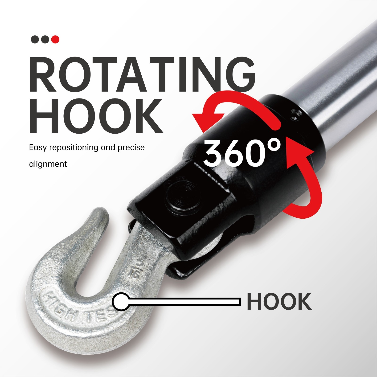 10 Ton Hydraulic Pull Back Ram for Porta Power Jack, Auto Frame Repair Tool