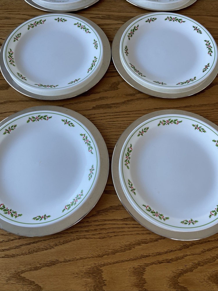 Lot Of 8 Towle Silver Plated Charger Plates 11-5/8” NOT perfect