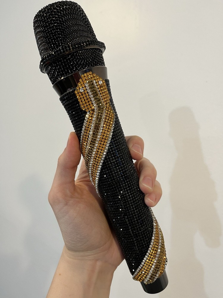 Rhinestone Snake Wireless Karaoke Microphone + Receiver System - Rechargeable
