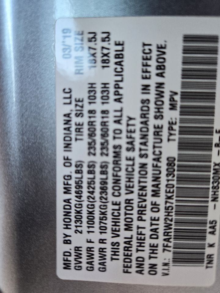 2018-2022 Honda CR-V 7" Display Screen w/o Navigation