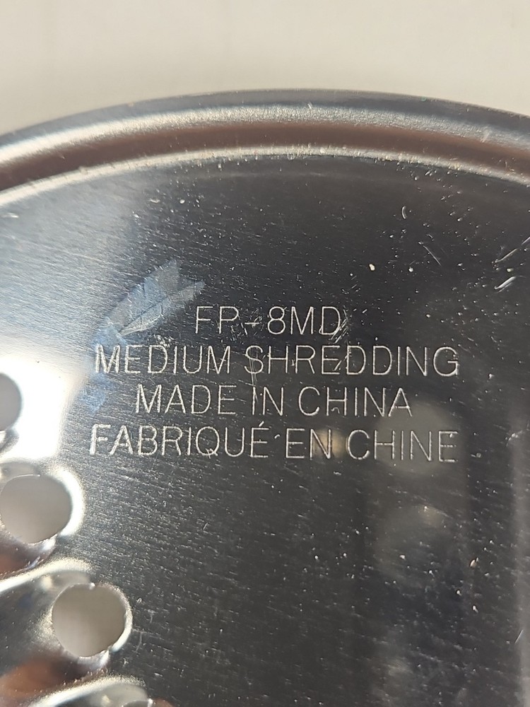 Cuisinart FP-8MD Medium Slicing Shredding Blade Disc Replacement Food Processor