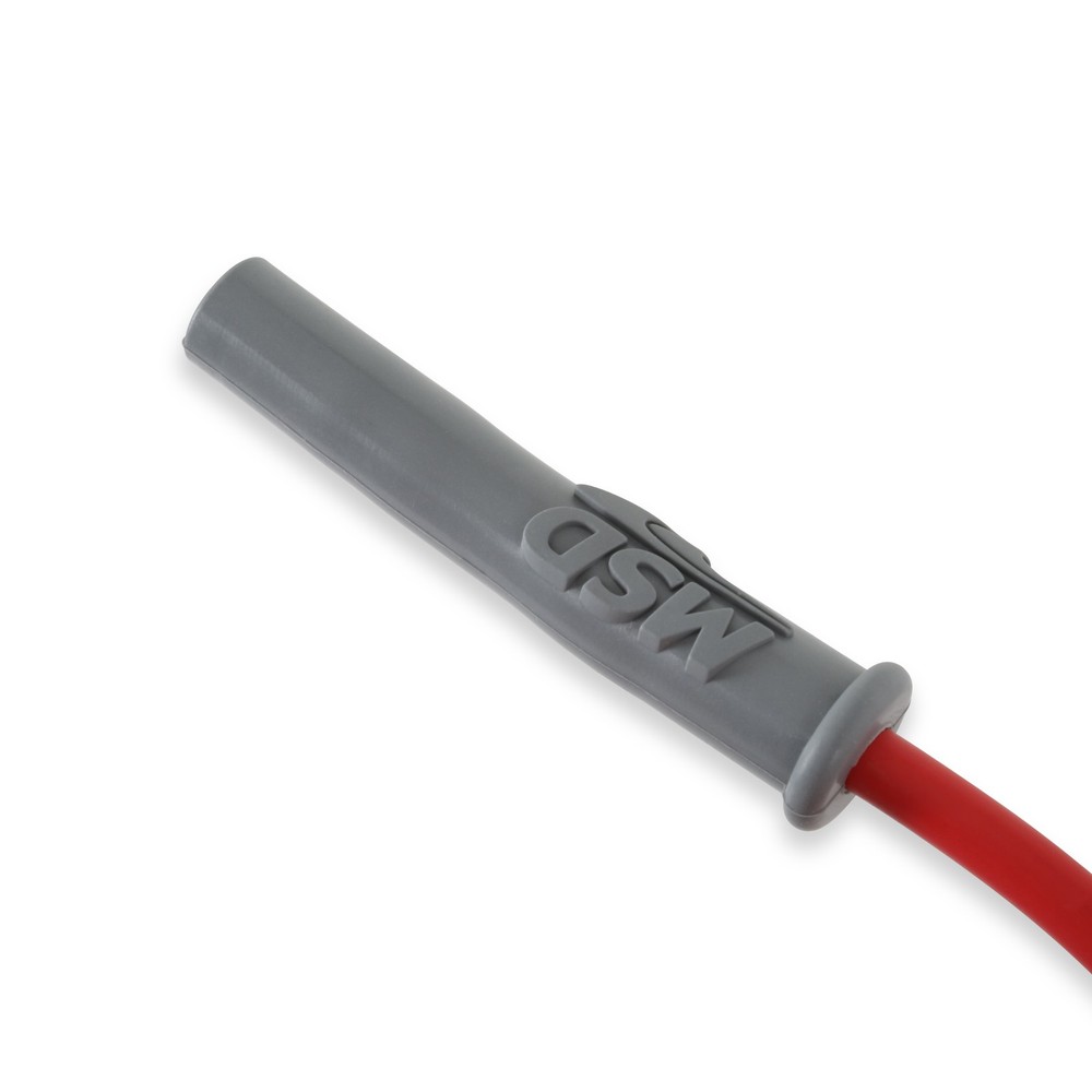 MSD 35389 Super Conductor Spark Plug Wire Set, Red