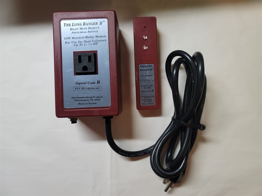The Long Ranger II 110V Receiver/Relay Module RC-R110 B - Signal Code B